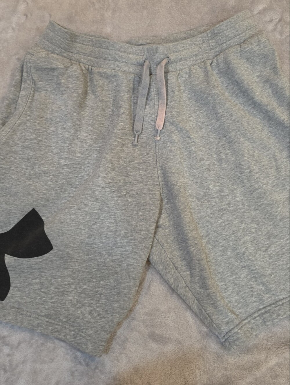 Under Armour Grey Kids' Athletic Sweatpant Shorts